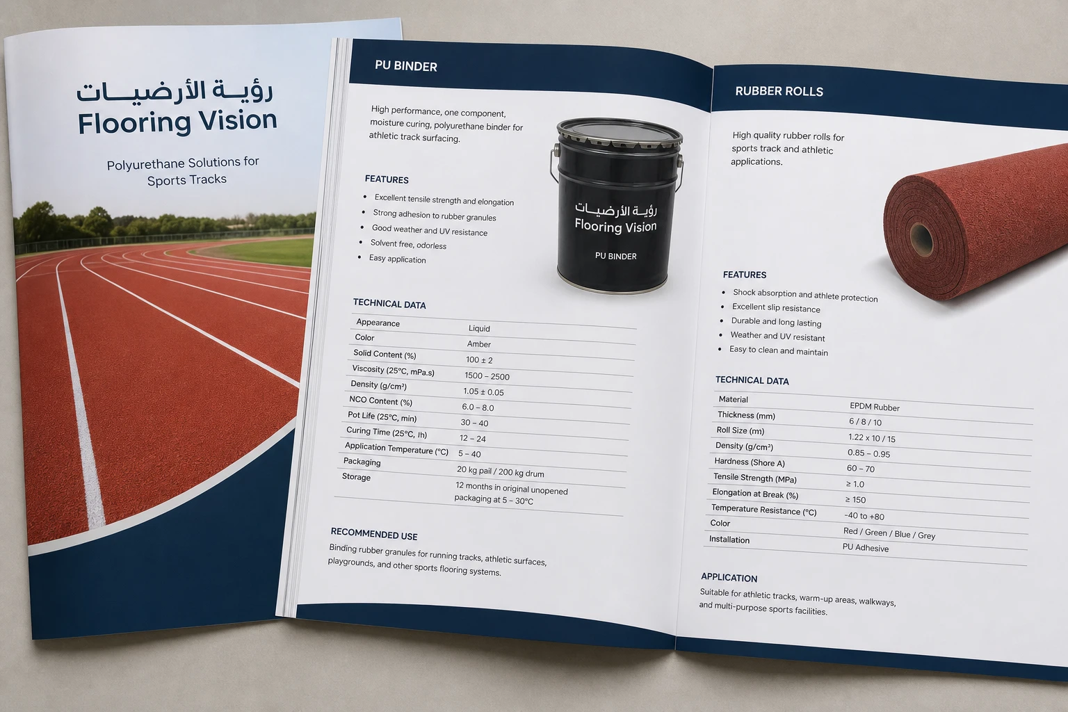مواد رابطة ومدارات PU